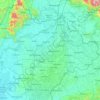 Komitat Saboltsch-Sathmar-Berg topographic map, relief map, elevations map