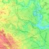 Waterloo topographic map, relief map, elevations map