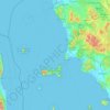 Livorno topographic map, elevation, relief