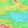 Caudiès-de-Fenouillèdes topographic map, relief map, elevations map