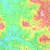 Volterra topographic map, elevation, relief
