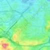 Distrito Sur topographic map, elevation, relief