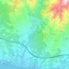 Algarrobo topographic map, elevation, relief