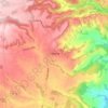 Celleno topographic map, relief map, elevations map