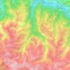 Aston topographic map, relief, elevation