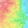 Tomares topographic map, elevation, relief