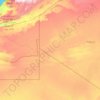 Tindouf topographic map, relief map, elevations map