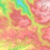 Les Cammazes topographic map, relief map, elevations map