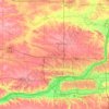 Scott County topographic map, elevation, relief