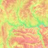Нижегородская область topographic map, elevation, relief