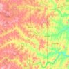 Seminole County topographic map, elevation, relief