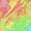Rockaway Township topographic map, elevation, relief