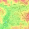 Cleunay - Arsenal-Redon topographic map, relief map, elevations map