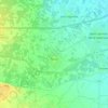 Claira topographic map, relief, elevation