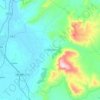 Ouled Gacem topographic map, relief map, elevations map