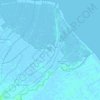 Muara topographic map, elevation, relief