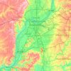 Louisville topographic map, elevation, relief