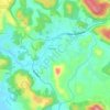 Ponda topographic map, relief map, elevations map