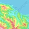 Castro-Urdiales topographic map, elevation, relief