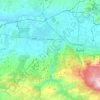 Nilüfer topographic map, elevation, relief