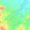 Prescott topographic map, relief map, elevations map