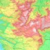 Devikulam topographic map, relief map, elevations map