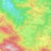 Abaurregaina topographic map, elevation, relief