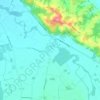 Tasque topographic map, relief map, elevations map
