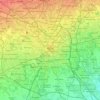 Milano topographic map, elevation, relief