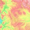 Wasatch County topographic map, elevation, relief
