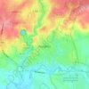Fougères topographic map, relief map, elevations map