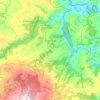 A Pobra de Trives topographic map, elevation, relief