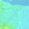 Marshes Lower topographic map, elevation, relief