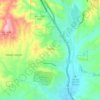 Castaic topographic map, elevation, relief