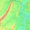 Loudoun County topographic map, elevation, relief