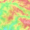 Liffré topographic map, relief map, elevations map