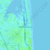 Bethany Beach topographic map, elevation, relief