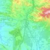 Tafalla topographic map, elevation, relief