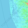Alappuzha topographic map, relief map, elevations map