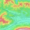Alsasua topographic map, elevation, relief