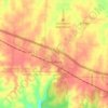 Jonesburg topographic map, elevation, relief