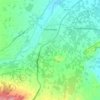 Cintruénigo topographic map, elevation, relief