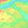 Clarence-Rockland topographic map, relief map, elevations map