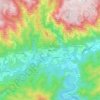Mons topographic map, relief map, elevations map