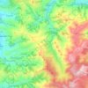 San Roque de Riomiera topographic map, elevation, relief