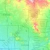 Scottsdale topographic map, relief map, elevations map