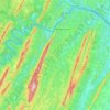 Morgan County topographic map, elevation, relief