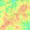 Thomasville topographic map, relief map, elevations map
