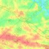 Janzé topographic map, relief map, elevations map