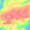 Pleumeur-Gautier topographic map, relief map, elevations map